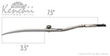 Kenchii Grooming - Five Star Bent Shank Shears 7.5 or 8.5 / Scissors Choose Straight or Curved