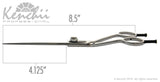 Kenchii Grooming - Five Star Bent Shank Shears 7.5 or 8.5 / Scissors Choose Straight or Curved