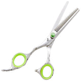 Washi Beauty - Cotton Candy Lefty 30 Tooth 5.5 Length Texturizing & Thinning Shear - Choose Green, Pink, or Purple