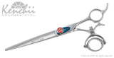 Kenchii Grooming - Five Star 7.0 Double Swivel Offset Shears / Scissors Choose Straight or Curved