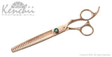 Kenchii Grooming - Rose Gold Shears - Choose Straight or Curved and Your Size from 7.0 to 8.0