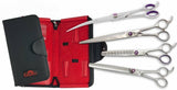 Kenchii Grooming - Scorpion Shear Sets - 3 or 4 Piece Sets - Choose Your Size (7.0, 8.0, or 9.0)