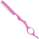 Washi Beauty Texture Razor with Free Pack 10 Blades Silver, Black, Pink, Purple