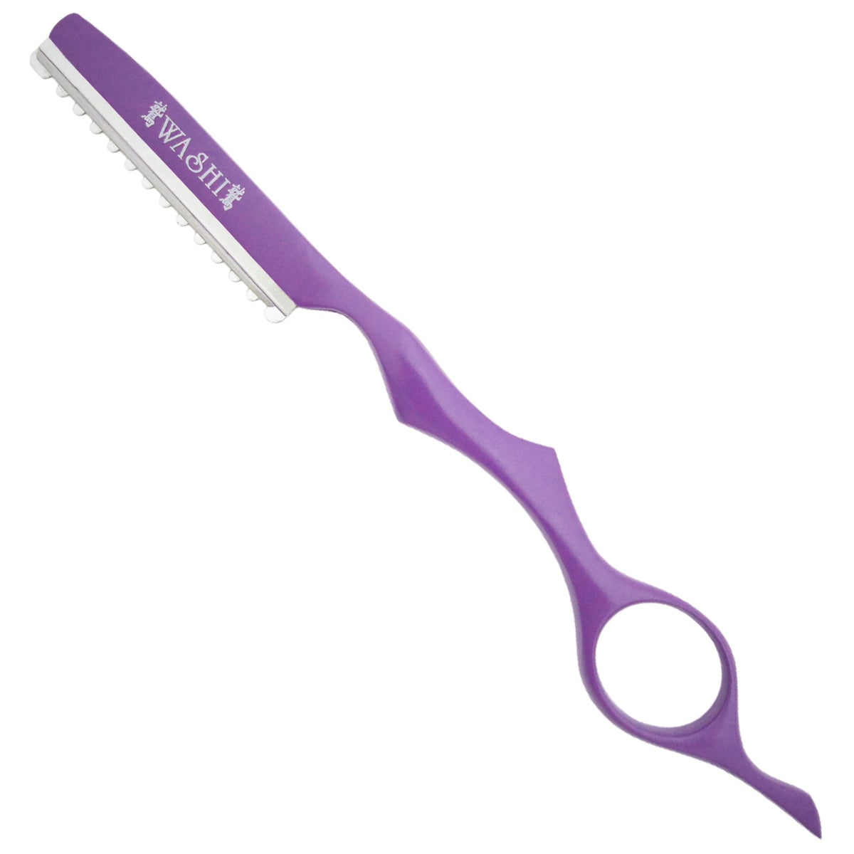 Washi Beauty Texture Razor with Free Pack 10 Blades Silver, Black, Pin