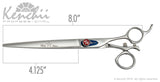 Five Star 8.0 Swivel Offset Shears / Scissors Choose Straight or Curved