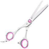 Washi Beauty - Cotton Candy Lefty 30 Tooth 5.5 Length Texturizing & Thinning Shear - Choose Green, Pink, or Purple