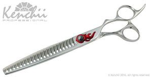 Kenchii Grooming - Flame 21 Tooth 7.5" Blending Shear