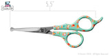 Kenchii Pets - Happy Puppy Home Dog Grooming Shears / Scissors Choose Your Size 5.5 or 6.5