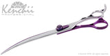 Kenchii Grooming - Sue Watson Offset Handle 8.0 Shears / Scissors Choose Straight or Curved
