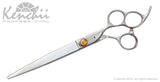 Kenchii Grooming - T3 Three Ring Handle Shears - Choose Straight or Curved and Your Size from 7.0 to 8.0