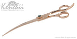 Kenchii Grooming - Rose Gold Shears - Choose Straight or Curved and Your Size from 7.0 to 8.0