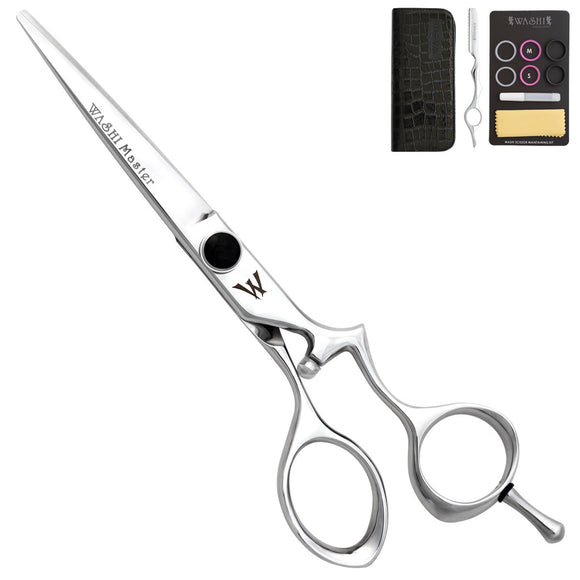 Washi Beauty - Zip Master Professional Hair Cutting Shear Scissor V10 Steel 5.5 or 6.0